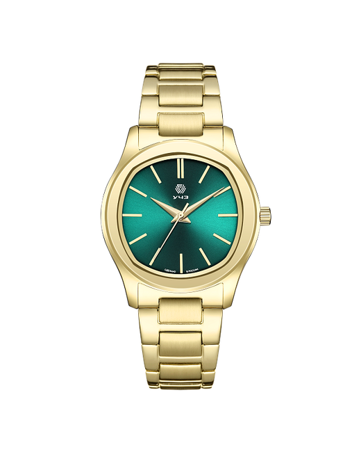 Учз Наручные часы Spectr 3048В-2 зеленый золотой
