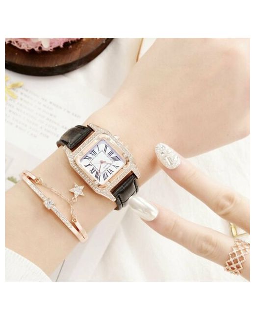Ma.brand Наручные часы Подарочный набор 2 в 1 Звезда наручные и браслет