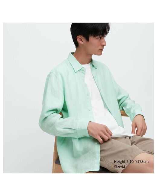 Uniqlo Рубашка размер M зеленый