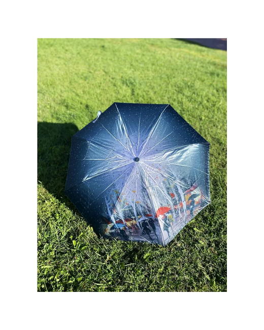 Galaxy Смарт-зонт автомат 3 сложения купол 105 см. 8 спиц чехол в комплекте подарочной упаковке для