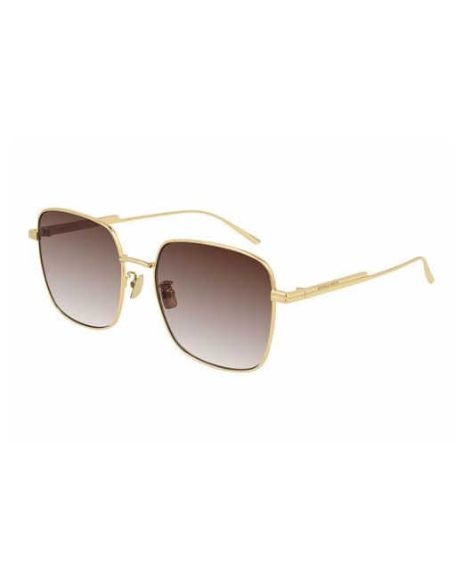 Bottega Veneta Солнцезащитные очки квадратные оправа градиентные для золотой