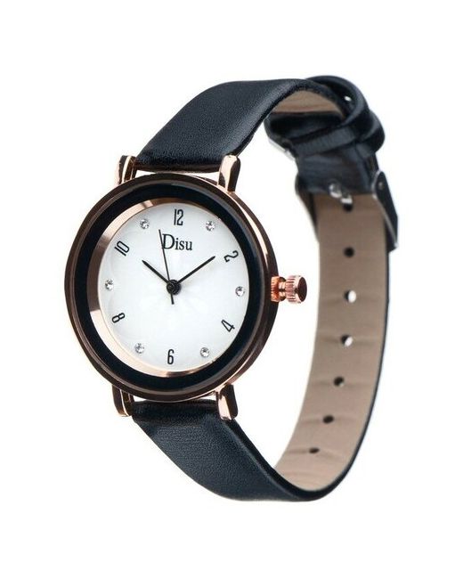 RusExpress Наручные часы Часы наручные Ачерра d3.5 см чёрный ремешок черный