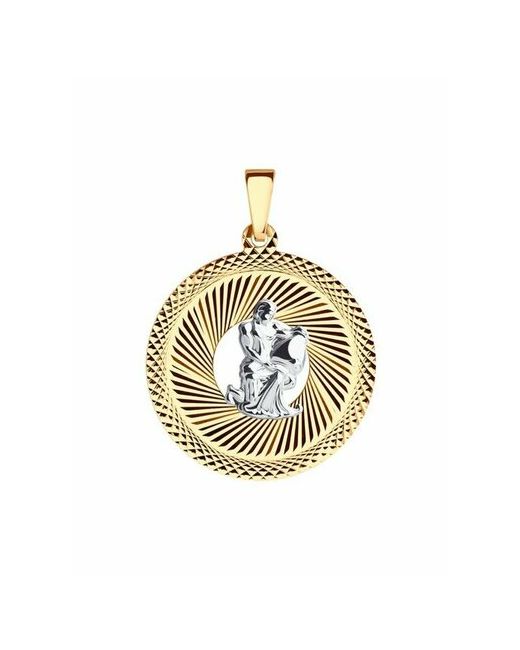 Jewel Cocktail Подвеска знак зодиака из золота 585 пробы водолей