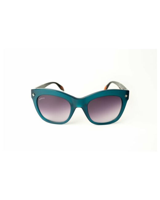 Baldinini Солнцезащитные очки вайфареры с защитой от УФ градиентные для бирюзовый