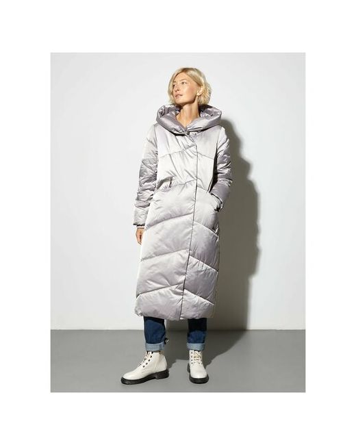 Karmelstyle Куртка демисезон/зима удлиненная силуэт свободный стеганая размер 48
