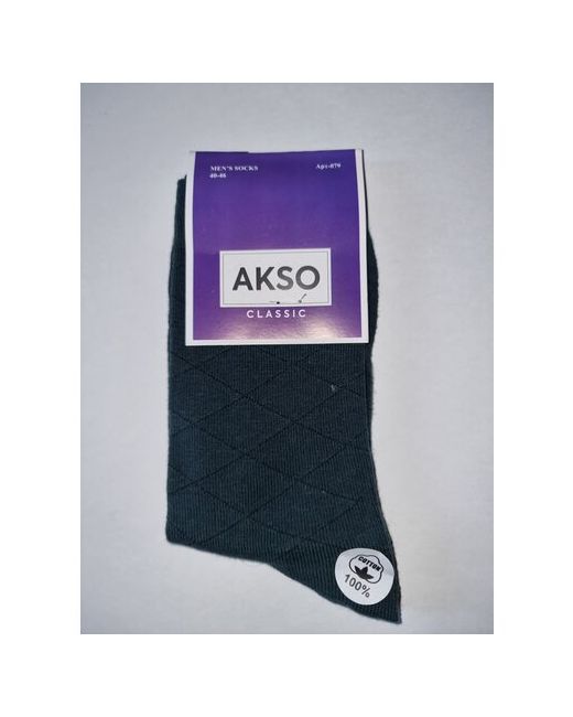 Akso носки 1 пара размер 40-46 зеленый