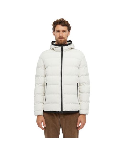 Geox Куртка демисезон/зима силуэт прямой ветрозащитная водонепроницаемая капюшон стеганая карманы размер 56