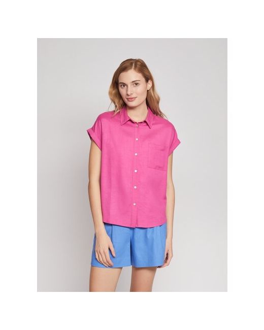 Zolla Рубашка короткий рукав размер M розовый