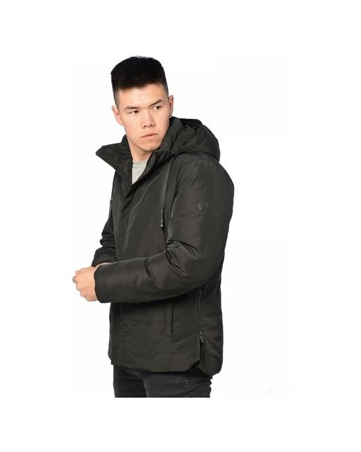 Malidinu Куртка демисезонная внутренний карман капюшон карманы манжеты размер 52
