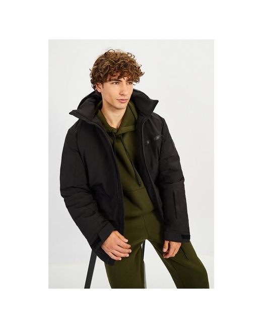 Baon Куртка демисезон/зима силуэт прямой ветрозащитная водонепроницаемая размер 52 черный