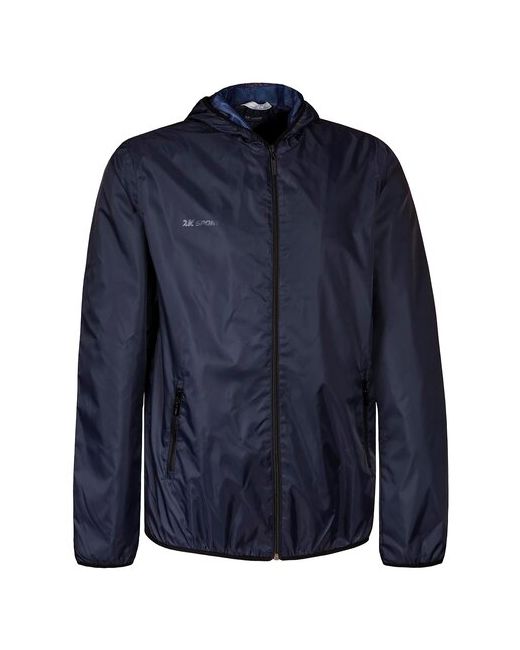 2K Sport Куртка Optimal средней длины герметичные швы карманы несъемный капюшон ветрозащитная водонепроницаемая размер L