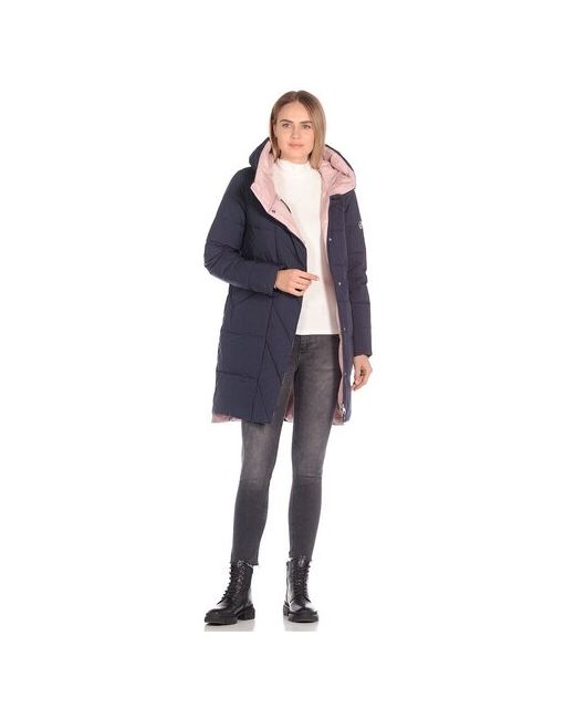 Avi Куртка зимняя средней длины подкладка размер 4450RU розовый
