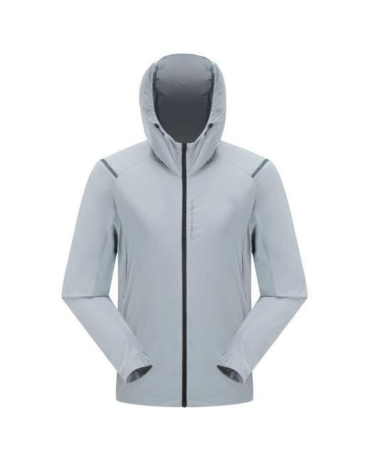 Toread Ветровка running training jacket для бега складывается в карман вентиляция светоотражающие элементы быстросохнущая несъемный капюшон размер M