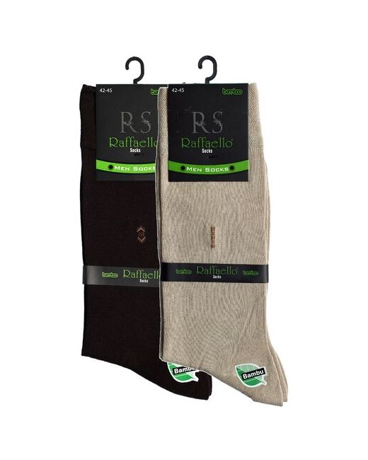 Raffaello Socks носки 2 пары высокие воздухопроницаемые размер 42-45 бежевый