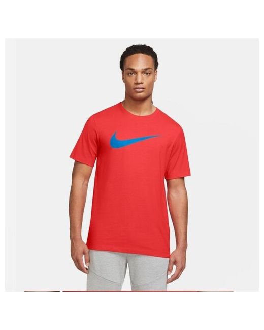 Nike Футболка силуэт прямой размер XL красный