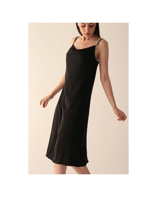 Monobase Платье натуральный шелк миди размер 42