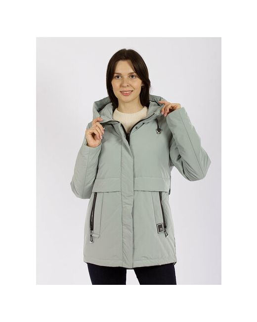 Gevito Куртка демисезон/зима средней длины силуэт полуприлегающий размер 46