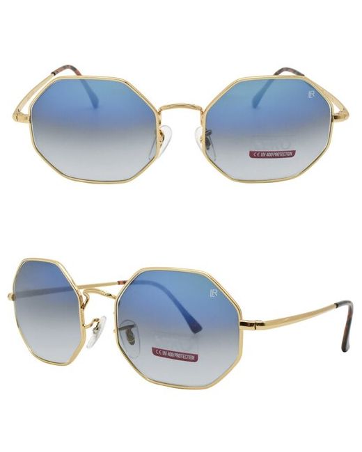 Lero Солнцезащитные очки квадратные оправа с защитой от УФ для золотой