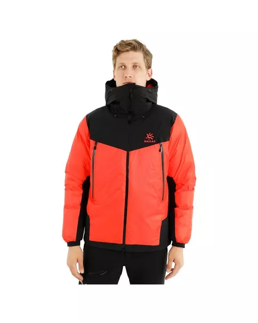 Kailas Туристическая куртка средней длины силуэт прямой герметичные швы снегозащитная юбка съемный капюшон регулируемый карманы водонепроницаемая размер 3XL