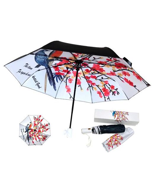 Arman Umbrella Зонт автомат 3 сложения купол 103 см. 8 спиц система антиветер чехол в комплекте для черный