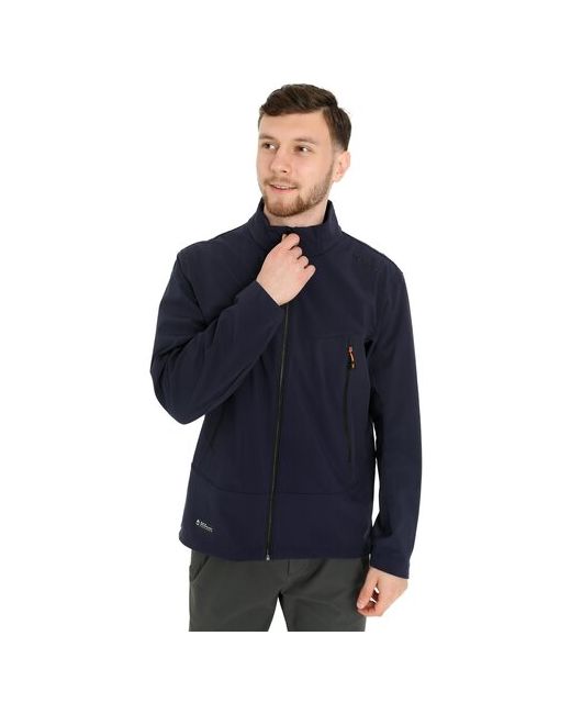 Toread Куртка средней длины карманы без капюшона размер XL синий