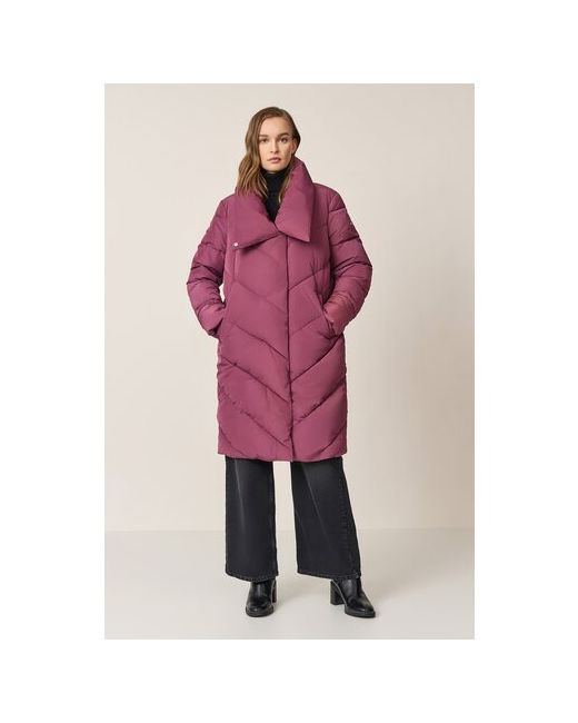 Baon Куртка демисезон/зима удлиненная силуэт свободный несъемный капюшон подкладка карманы влагоотводящая водонепроницаемая внутренний карман ветрозащитная утепленная вентиляция размер L