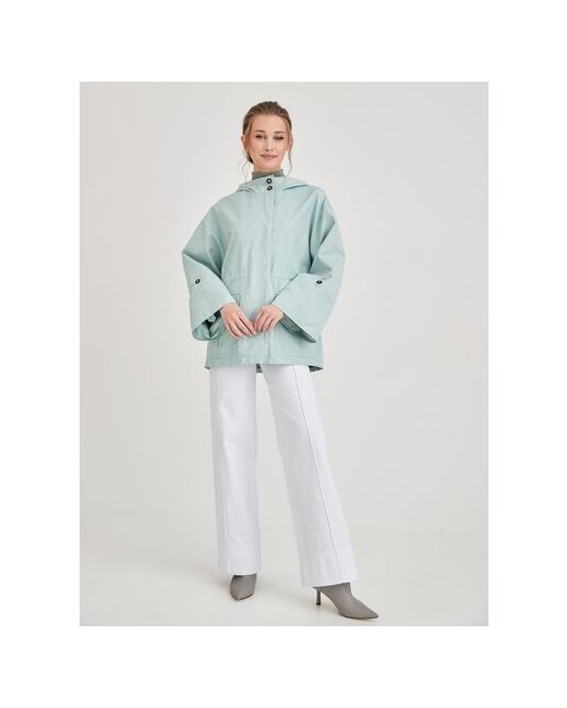 Fidan Куртка демисезон/лето силуэт прямой размер 44 зеленый