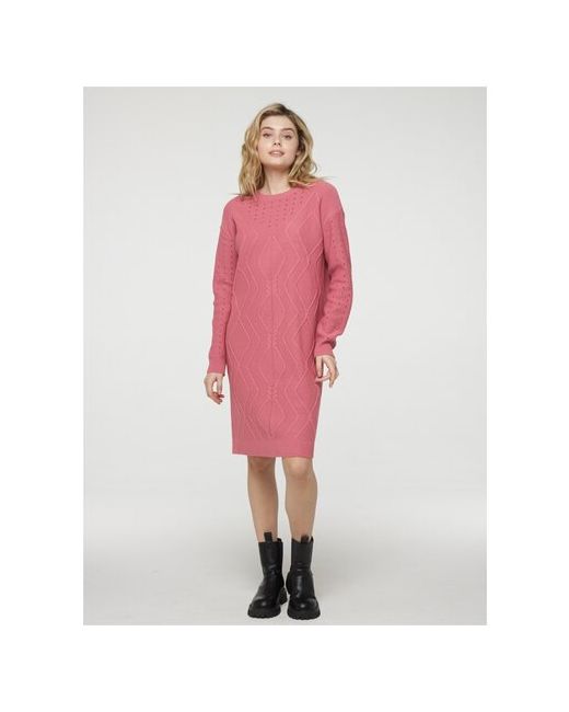 Vay Платье-свитер полуприлегающее макси вязаное размер 52