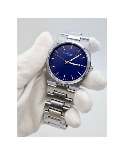 Mivo-World Наручные часы и наручные кварцевые электронные подарок часики с металлическим браслетом серебряный синий