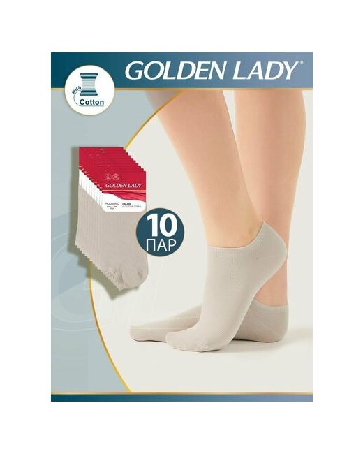GoldenLady носки укороченные нескользящие 10 пар размер 35-38 23-25