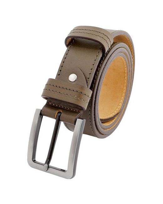 Premium Belt Ремень натуральная кожа металл подарочная упаковка для длина 130 см.