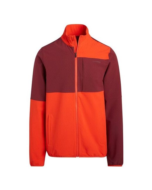 Saucony Куртка для бега средней длины силуэт прямой светоотражающие элементы без капюшона карманы водонепроницаемая размер XL красный