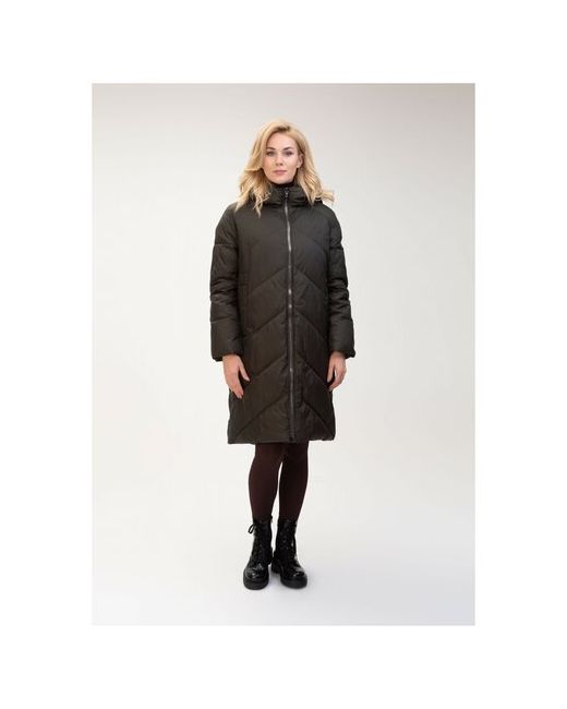 Mfin Куртка зимняя средней длины силуэт прямой подкладка размер 3646RU