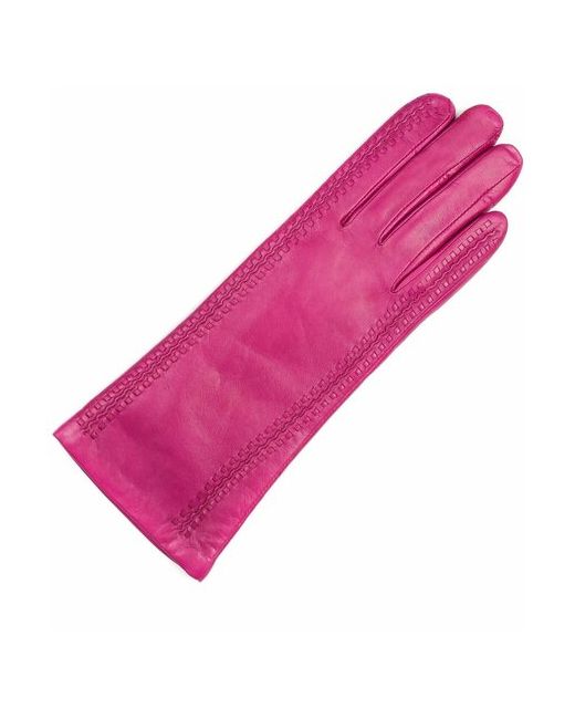 Finnemax Перчатки демисезон/зима натуральная кожа утепленные размер 7 розовый
