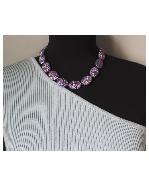 Fashion Jewerly Ожерелье Stone Violet 45 см