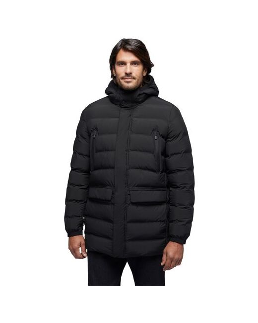 Geox Куртка демисезон/зима силуэт прямой карманы капюшон ветрозащитная размер 58