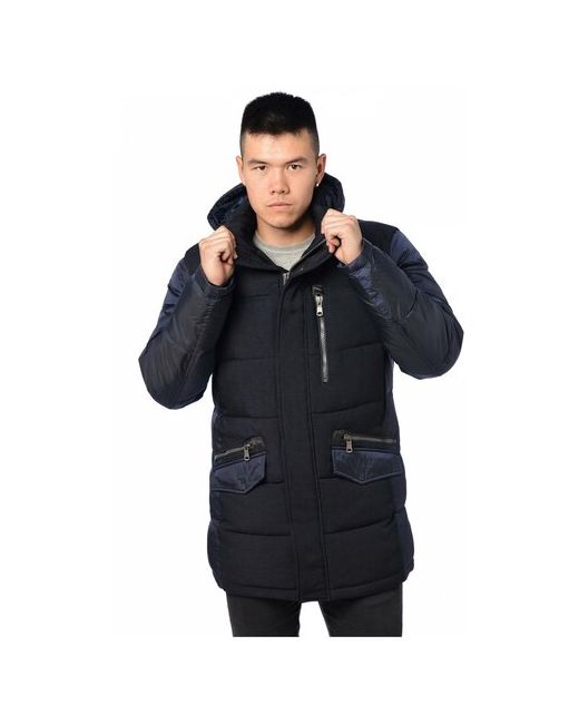 Fanfaroni Куртка зимняя внутренний карман капюшон карманы манжеты размер 54