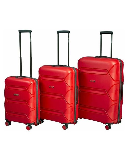 L'Case Комплект чемоданов 3 шт. пластик полипропилен 127 л размер S/M/L