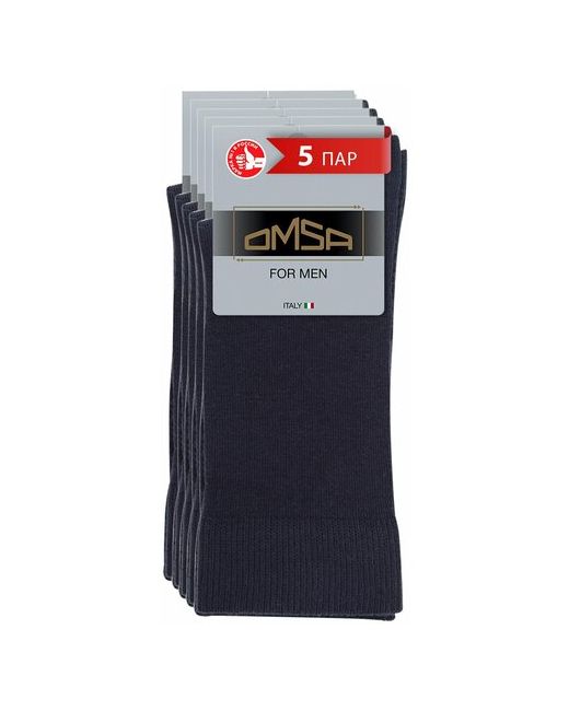 Omsa носки 5 пар классические нескользящие размер 42-44