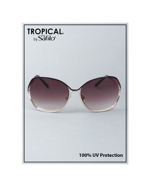 Tropical Солнцезащитные очки стрекоза оправа с защитой от УФ градиентные для