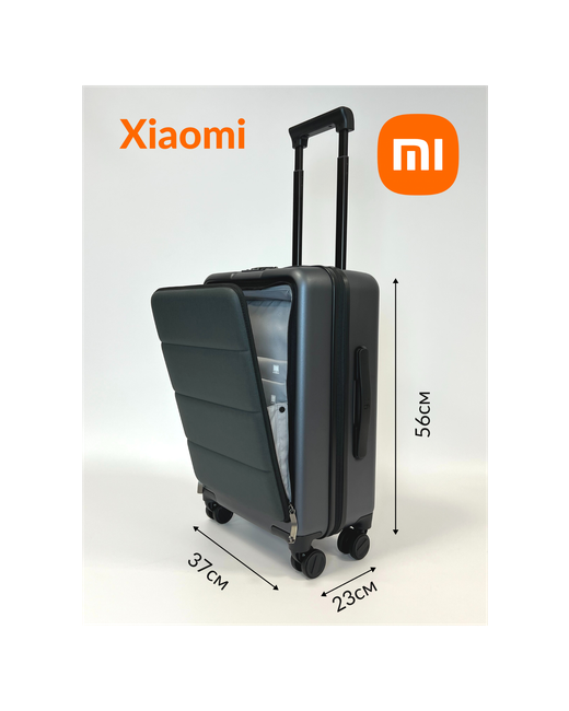 Xiaomi Умный чемодан полиэстер ABS-пластик поликарбонат износостойкий усиленные углы ребра жесткости водонепроницаемый 36 л размер S