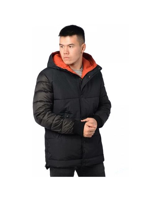 Fanfaroni Куртка зимняя внутренний карман карманы несъемный капюшон манжеты размер 48