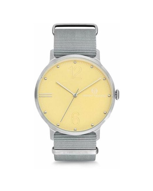 Sergio Tacchini Наручные часы кварцевые со сменным ремешком/бласлетом желтый серый
