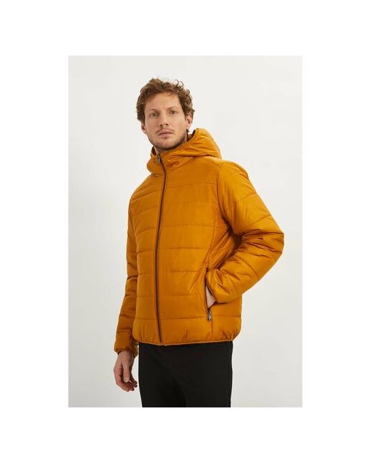 Baon Куртка демисезон/лето силуэт прямой подкладка капюшон карманы манжеты ветрозащитная водонепроницаемая размер 56