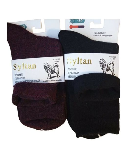 syltan носки размер 37-41 бордовый черный