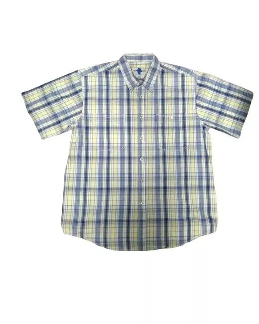 West Rider Рубашка размер 52 зеленый голубой