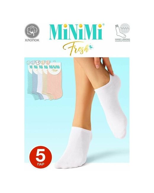 Minimi носки 5 пар размер 39-41 25-27 мультиколор