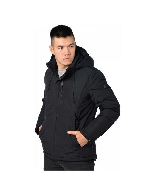 Malidinu Куртка зимняя силуэт прямой внутренний карман капюшон карманы манжеты размер 50