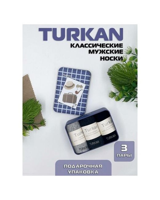 Turkan носки размер 39-44 синий