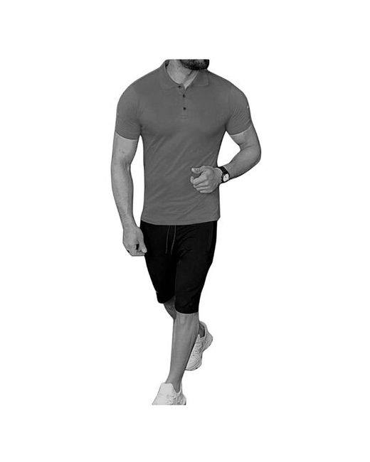 Ип Костюм футболка и шорты силуэт полуприлегающий размер 50